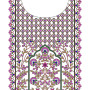 Palace Archway Floral Embroidery Design