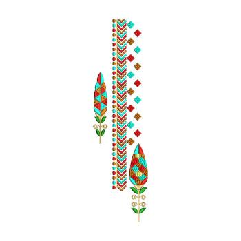 Machine Embroidery Neck Design For Kurtas