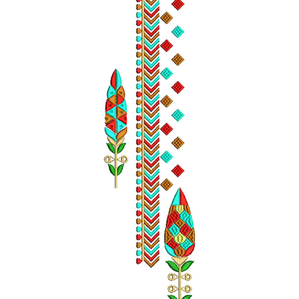 Machine Embroidery Neck Design For Kurtas