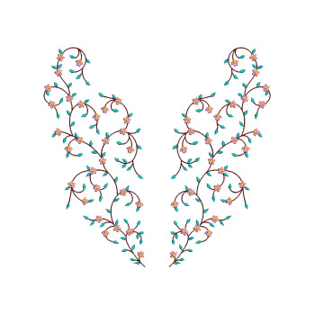 Machine Embroidery Neck Pattern For Kurtis