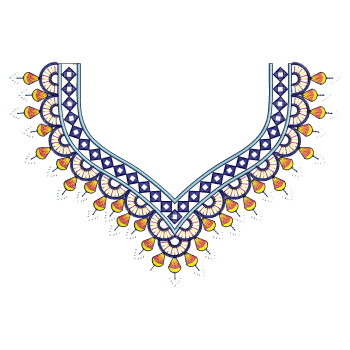 Modern Embroidery Design For Kurti