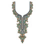 Ornate Floral Neckline Embroidery Design 