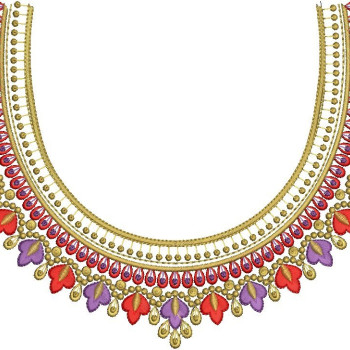 Navratna Nectar Embroidery Design