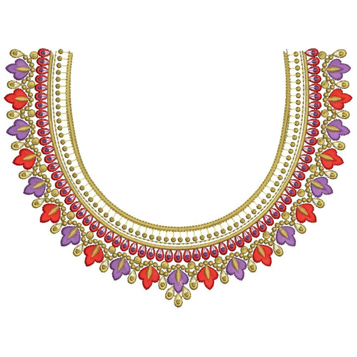 Navratna Nectar Embroidery Design