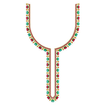 Neck Embroidery Design Salwar Kameez