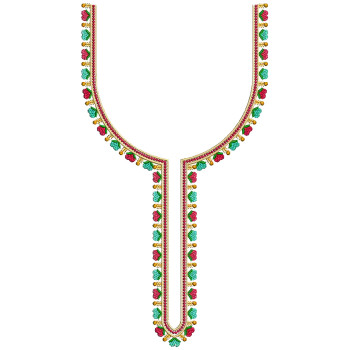 Neck Embroidery Design Salwar Kameez