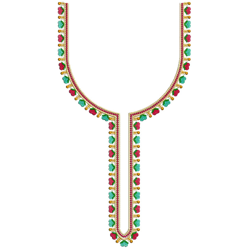 Neck Embroidery Design Salwar Kameez