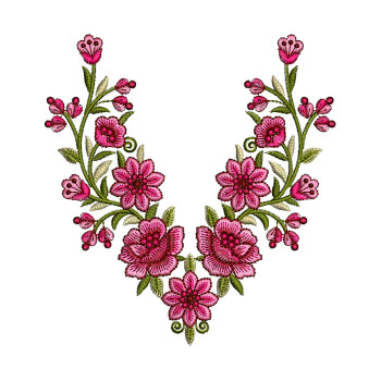 Neck Embroidery Patch