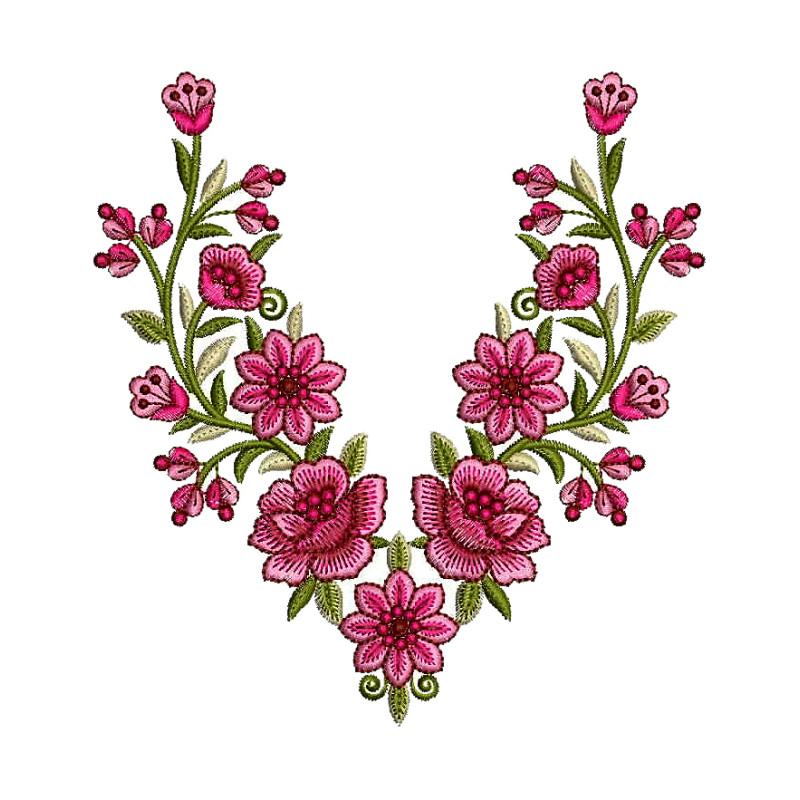 Neck Embroidery Patch