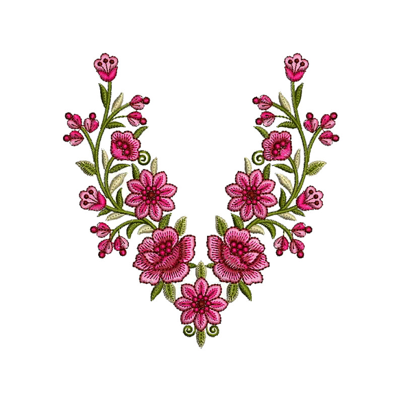 Neck Embroidery Patch