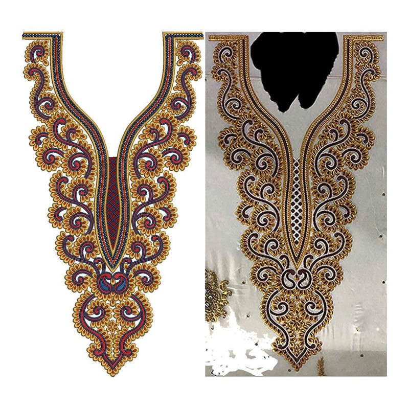New Neck Embroidery Design 18775