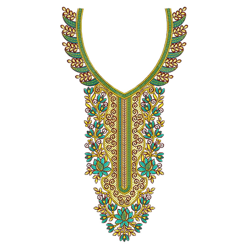 New Neck Embroidery Design