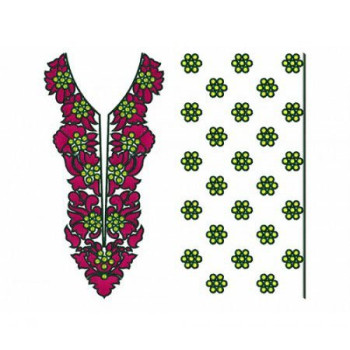 Nighty Embroidery Designs for Dress