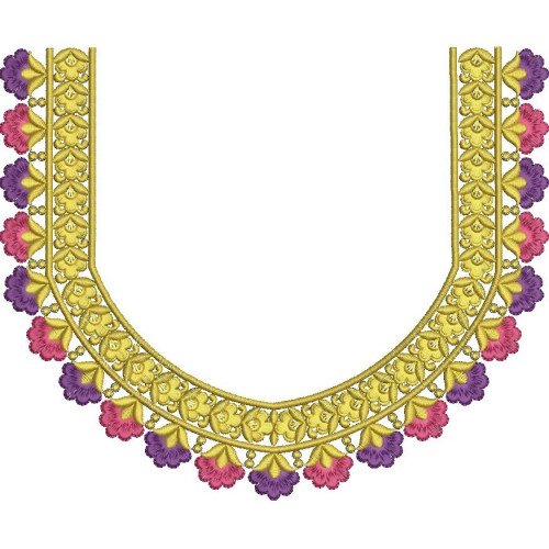 Vibrant Vine Embroidery Design