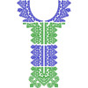 Machine Embroidery Neck Pattern