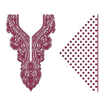 Romania Cultrual Heritage Gala Neck Design 21167