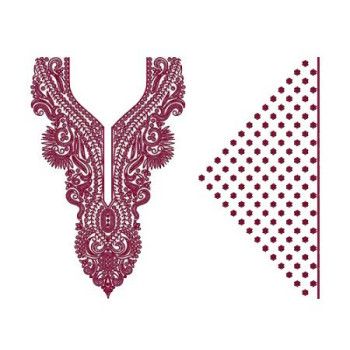 Romania Cultrual Heritage Gala Neck Design 21167