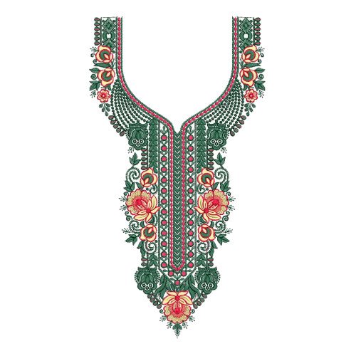 Salwar Suit Neck Line Embroidery Design