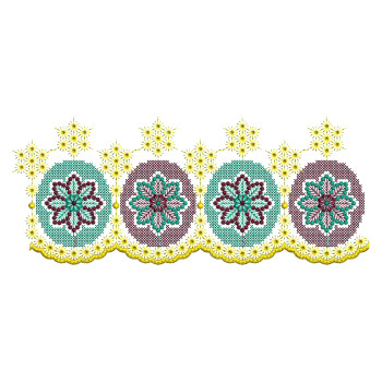 Simple Embroidery Border Design