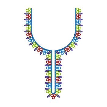 Simple Kurti Neck Embroidery