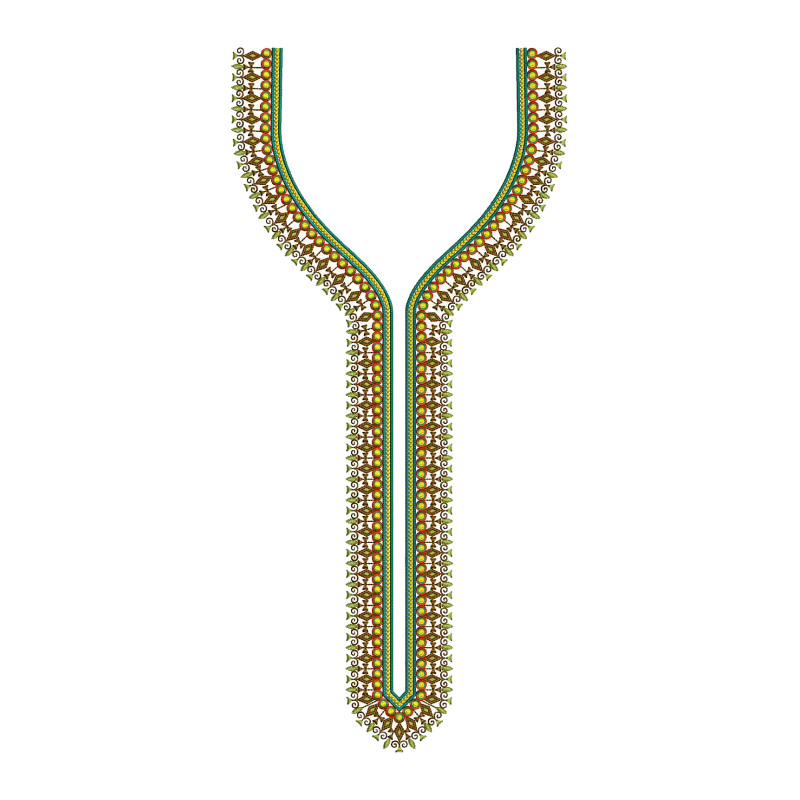 Tribal Geo-Spire Embroidery Design