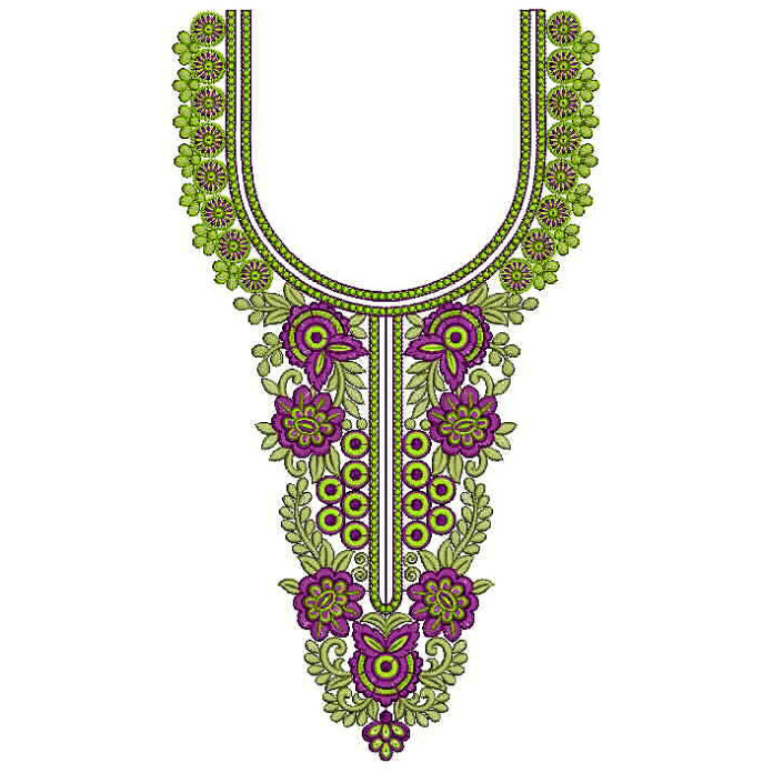 Spring Blossom Embroidery Design