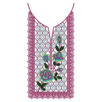 Square Neck Design For Kurtis