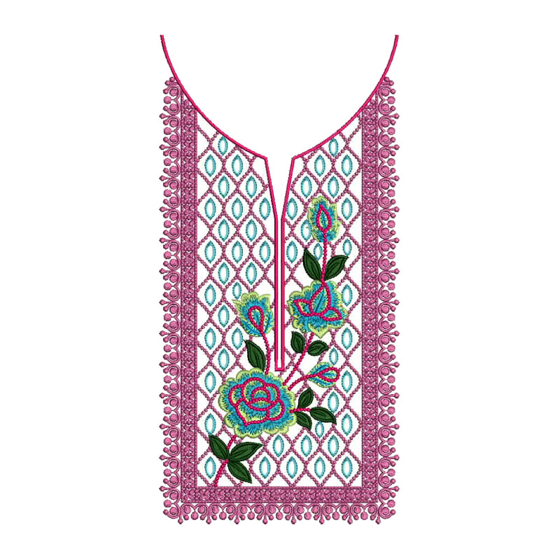 Square Neck Design For Kurtis