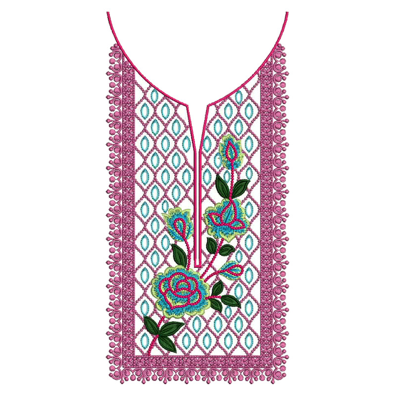 Square Neck Design For Kurtis