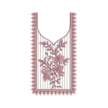 Square Neck Embroidery Pattern