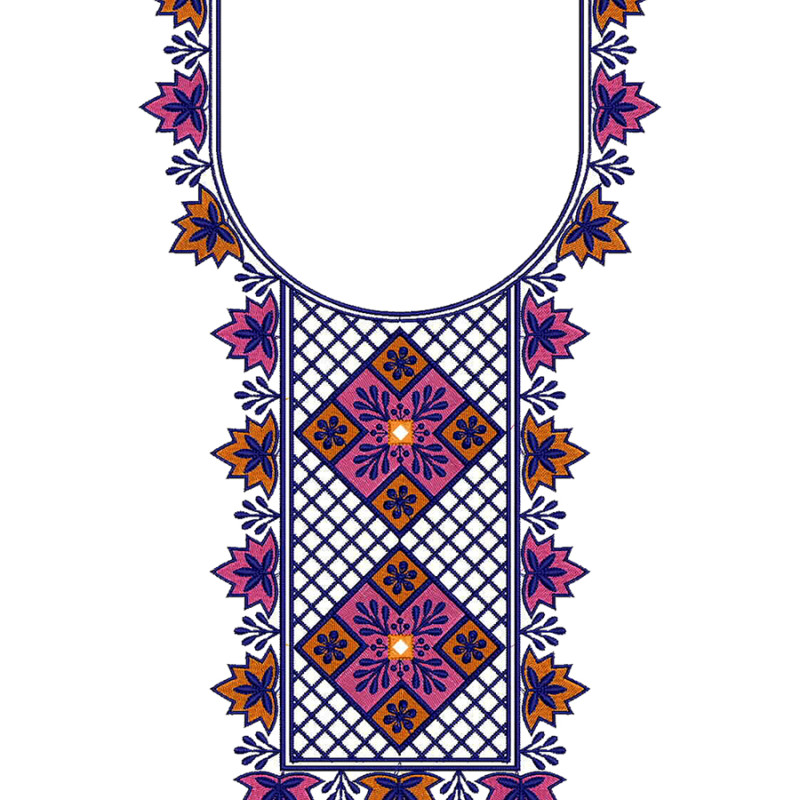 Rani Gala embroidery design