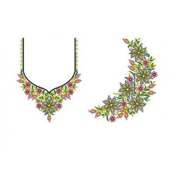 Stylist Embroidery For Abaya Dress