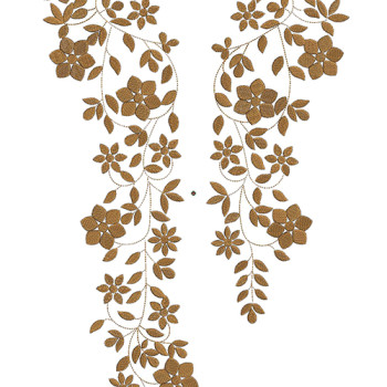 Traditional Algerian Kaftan Neck Design