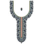 Stylized Floral Neckline Panel Embroidery Design