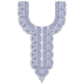 Lavanya Hridaya Neck Embroidery Design