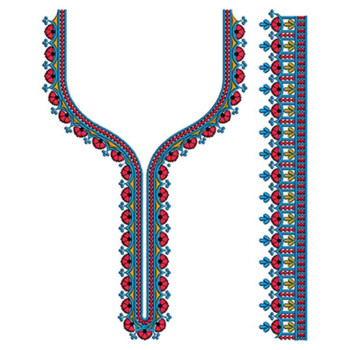 Rangoli Kinar Embroidery Design