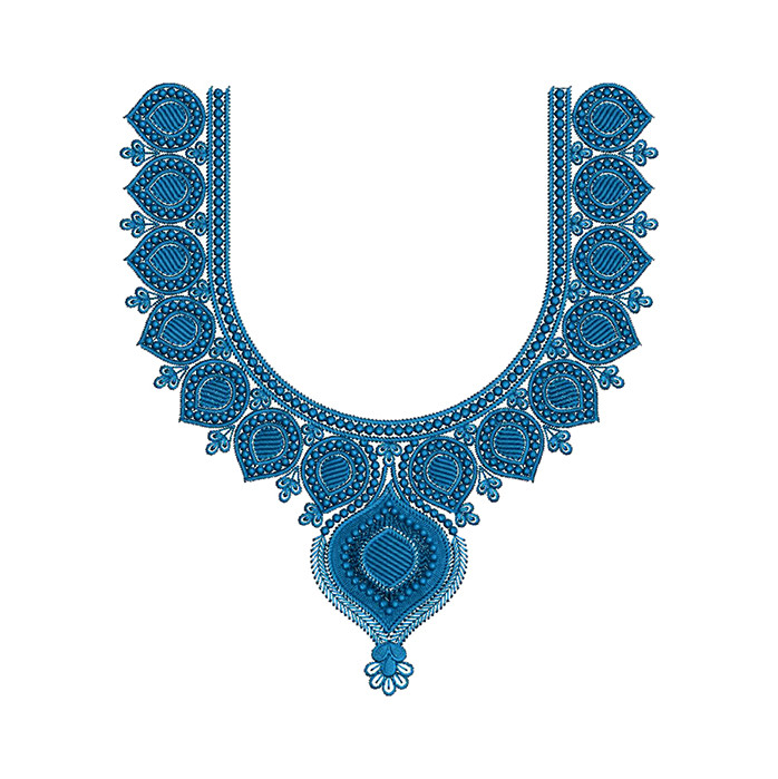 Neelkanth Neck Embroidery Design