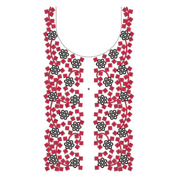 Folk Flow Embroidery Design