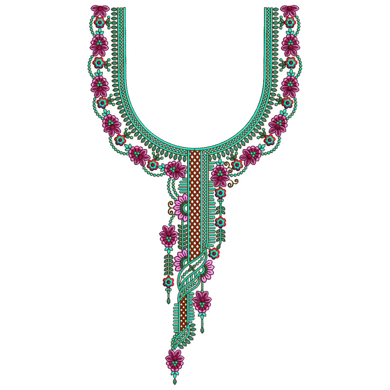 Unique And Beautiful Embroidery Neck