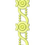 Yellow Thread Lace Border Embroidery Design 25327