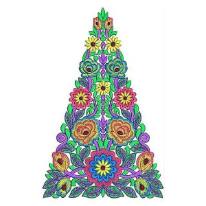 Arabic Long Neck Embroidery Design