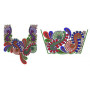 Arobi Modal Neck Embroidery Designs 15939