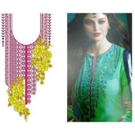 Beautiful Stylish Neck Embroidery Design 19809