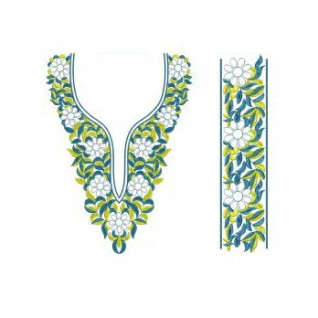 Bridal Boho Chic Neck Embroidery Designs