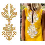 Colombia Tunic Neck Embroidery Design 22527