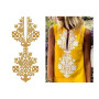 Colombia Tunic Neck Embroidery Design 22527