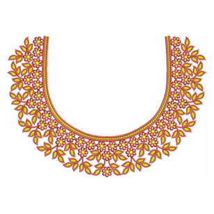 Vineyard Bloom Embroidery Design