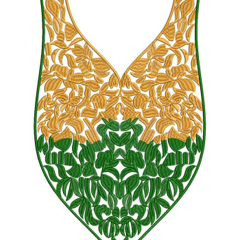 Fully Satin Jalabiya Abaya Embroidery Design