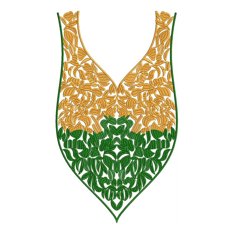 Fully Satin Jalabiya Abaya Embroidery Design