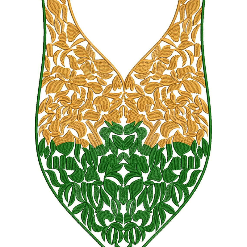 Fully Satin Jalabiya Abaya Embroidery Design